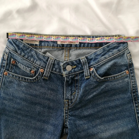 Levi's Noughties Bootcut Flare Jeans in See No More Wash Low Rise Y2K 2000s 26 - Picture 15 of 16